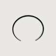 Edgy Noir Silver Bangle,,hi-res view 5