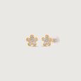 Petal Glow Diamond Stud Earrings,,hi-res view 4