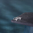 Dainty Duo Silver Toe Ring,,hi-res view 1