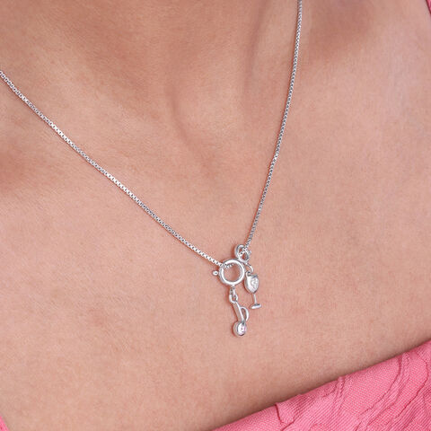 Melodic Spark Silver Charm