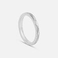 Engraved Accent Silver Finger Ring,,hi-res view 4