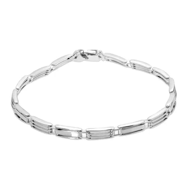 Buy 925 Silver Sophisticated Glam Bracelet for Men Online Mia by