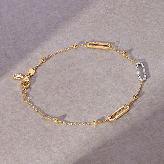 Graceful Link 18KT Gold Bracelet,,hi-res image number null