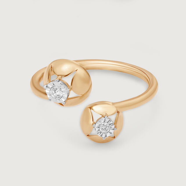 Starry Fusion 14KT Diamond Finger Ring,,hi-res image number null