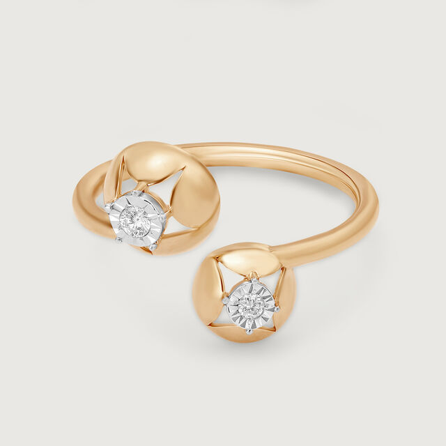 Starry Fusion 14KT Diamond Finger Ring,,hi-res view 3
