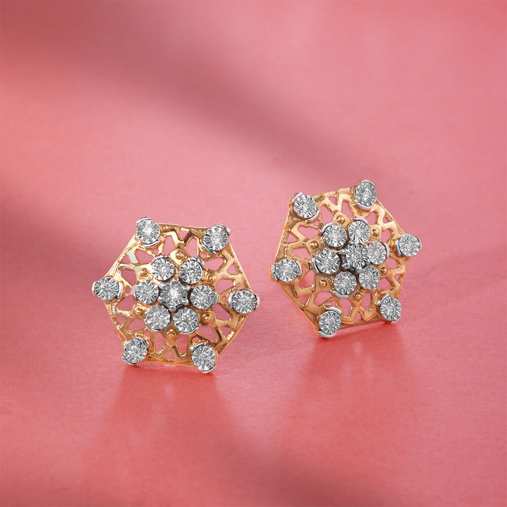 Tanishq ear tops best sale