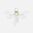 Enchanted Dragonfly Silver Brooch,,hi-res view 3