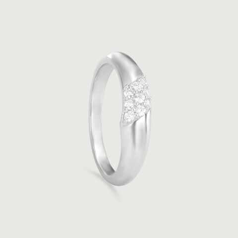 Sculpted Textured Silver Ring
