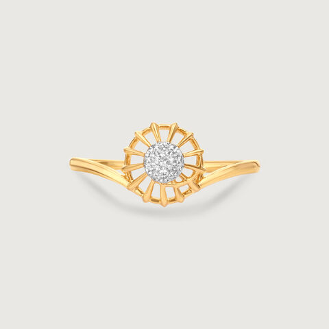 Sun Spark Diamond Ring