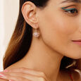 Versatile Chic Reversible 14KT Diamond Hoop Earrings,,hi-res view 3