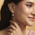 Striking Light Diamond Jhumka,,hi-res view 2