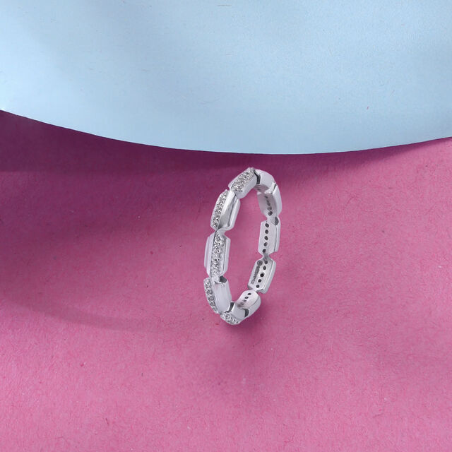 Gleam Link Silver Ring,,hi-res image number null