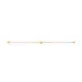 14 KT Yellow Gold Delightful Floral Diamond Bracelet,,hi-res view 2