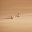 Radiant Petal Diamond Stud Earrings,,hi-res view 1