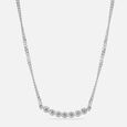 Starlit Grace Silver Necklace,,hi-res view 3