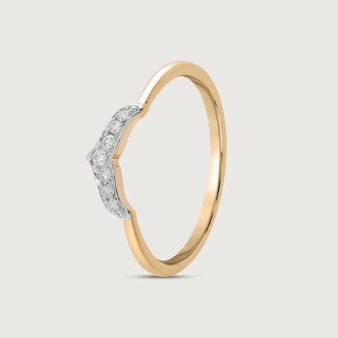 Arch Sparkle Diamond Ring