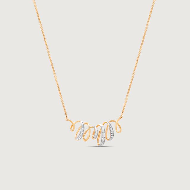 Graceful Flow Diamond Necklace,,hi-res image number null