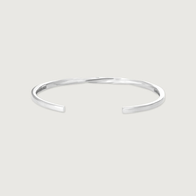 Twisted Texture Silver Kada,,hi-res image number null