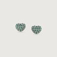 Chic Mint Silver Earrings and Necklace Set,,hi-res view 6