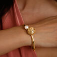 Artful Accent Pearl Bangle,,hi-res view 2