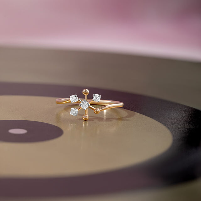 Groovy Glow Gold & Diamond Ring,,hi-res image number null