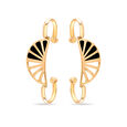 14KT Yellow Gold Sophisticated Stud Earrings,,hi-res view 3