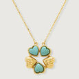 Gemstone Magic 18KT Transformable Arizona Turquoise Necklace,,hi-res view 5
