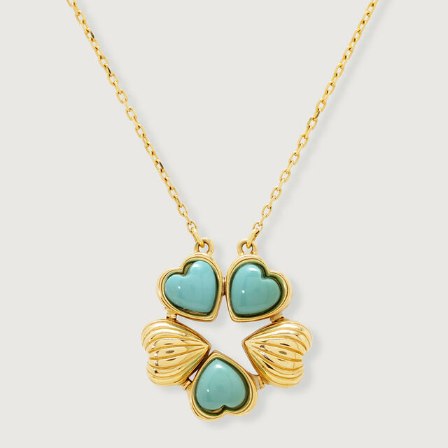 Gemstone Magic 18KT Transformable Arizona Turquoise Necklace,,hi-res image number null