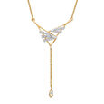 14KT Yellow Gold Radiant Harmony Diamond Necklace,,hi-res view 2
