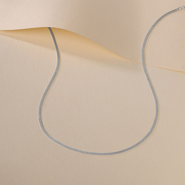 Glossy Sleek Silver Chain,,hi-res image number null
