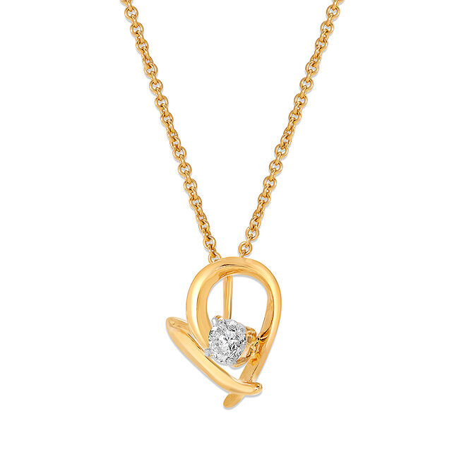 Sparkling Solitaire Pendant,,hi-res image number null