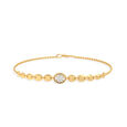 Amber Moonlight Yellow Gold Bracelet,,hi-res view 1