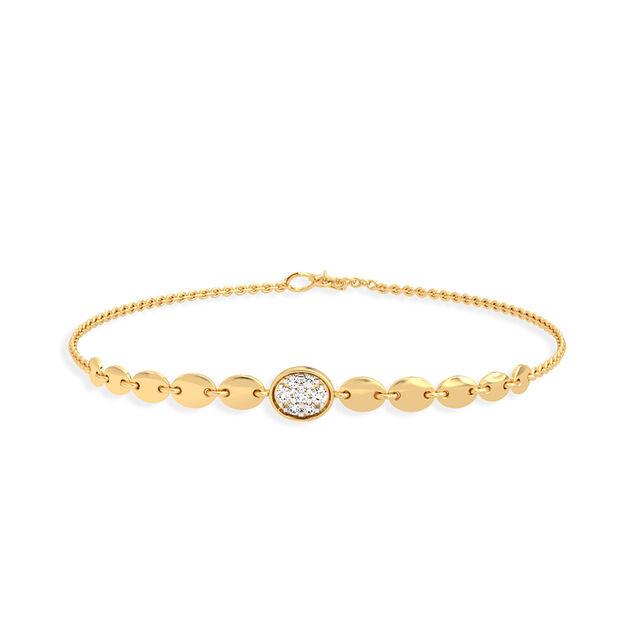 Amber Moonlight Yellow Gold Bracelet,,hi-res image number null