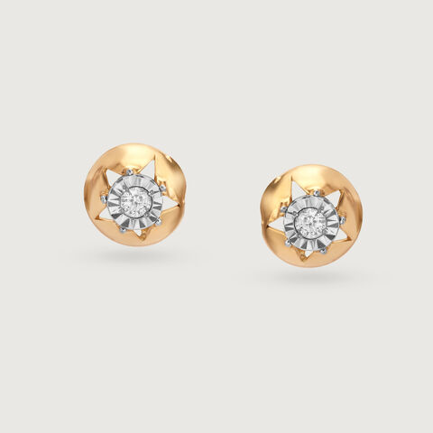 Stellar Pop Diamond Stud Earrings