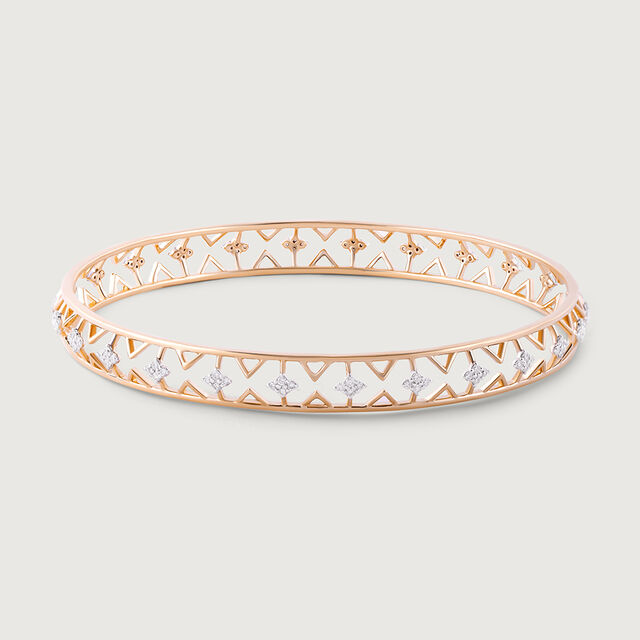 Lippan Brilliance Gold & Diamond Bangle,,hi-res image number null
