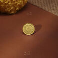 1 GM 24 Karat Traditional Mango Leaf Gold Coin,,hi-res view 1