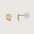 Melody Magic 14KT Gold Stud Earring,,hi-res view 4