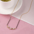Glitter Grid Gold and Diamond Mangalsutra,,hi-res view 1