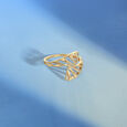 Twisted Radiant Gold Ring,,hi-res view 1