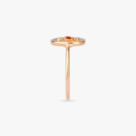 Amber Aura Gold Ring alternate view 2
