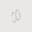 Sleek Braid Silver Toe Rings,,hi-res view 3