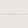 Twin Charm Silver Anklet,,hi-res view 5