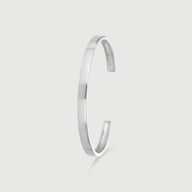 Classic Polished Silver Kada,,hi-res image number null
