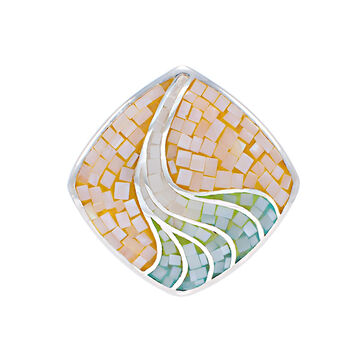Chic 92.5 Silver Contemporary Pendant