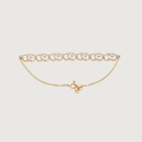 Graceful Curve Diamond Bracelet