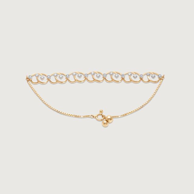 Graceful Curve Diamond Bracelet,,hi-res image number null