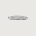 Sparkling Sleek Gold & Diamond Finger Ring,,hi-res view 3