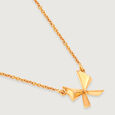Mystic Butterfly 14KT  Gold Necklace,,hi-res view 4