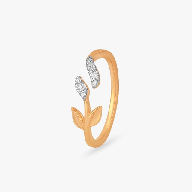 Floral Rise Diamond Ring,,hi-res image number null