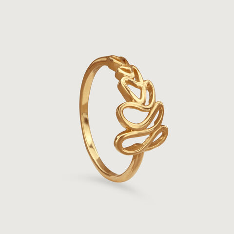 Whimsical Vine Gold Ring alternate view 1